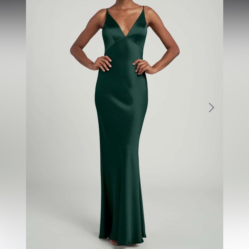 Jenny Yoo Eloise Dress in Emerald size 6